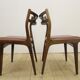 Dining room set in rosewood with table and 4 chairs, 1960s.