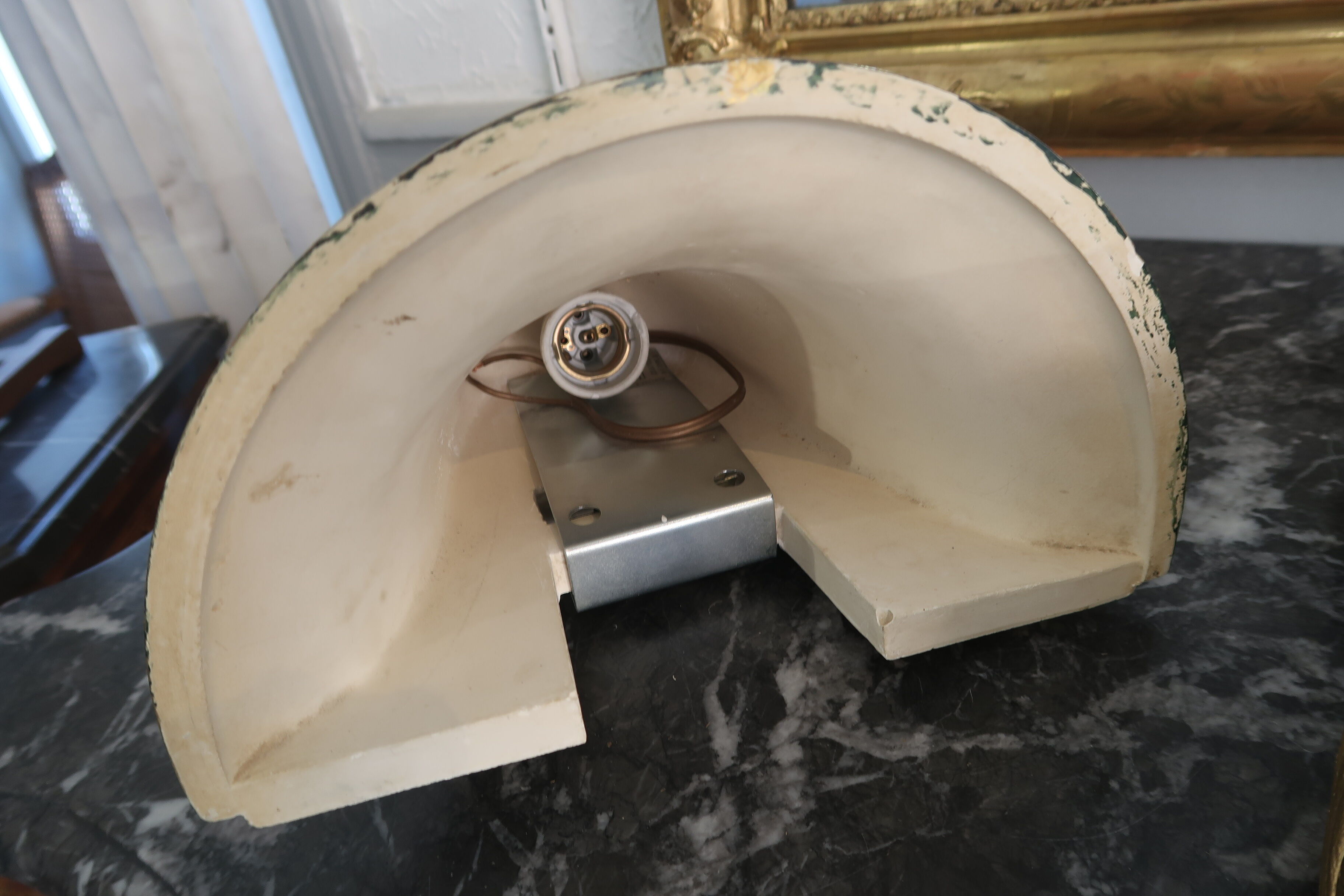 Pair of empire style wall lamps