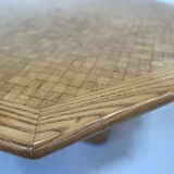 Vintage coffee table 1980s wood minimalist design