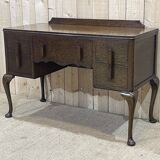English Chippendale oak desk from the 1930s