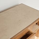 Oak and marble sideboard, 1950