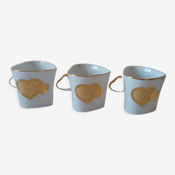 Lot de 3 tasses à café