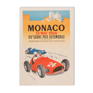 Affiche - Monaco 13 Mai 1956 -
