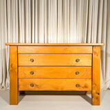 Elm chest of drawers