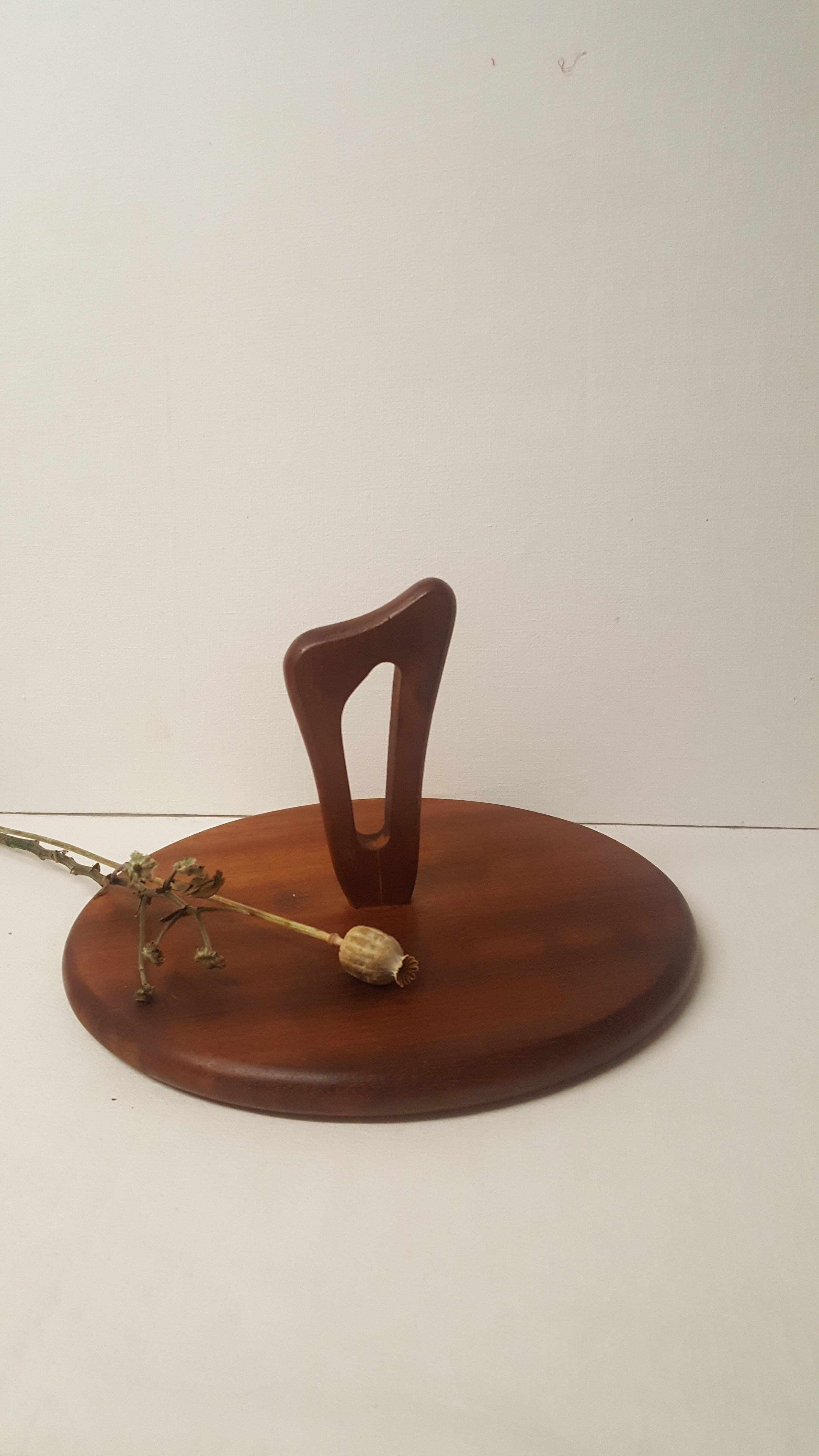 Wooden cheese platter