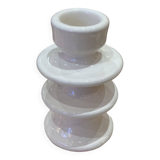 Pearly white candle holder Lot