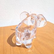 Vide-poche éléphant en cristal de Vannes années 60/70