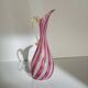 Murano Glass Ewer Vase 1 – Latticino Technique