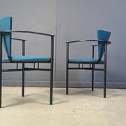 Vintage dining chairs by Belgochrom, set of 4 - 1980s