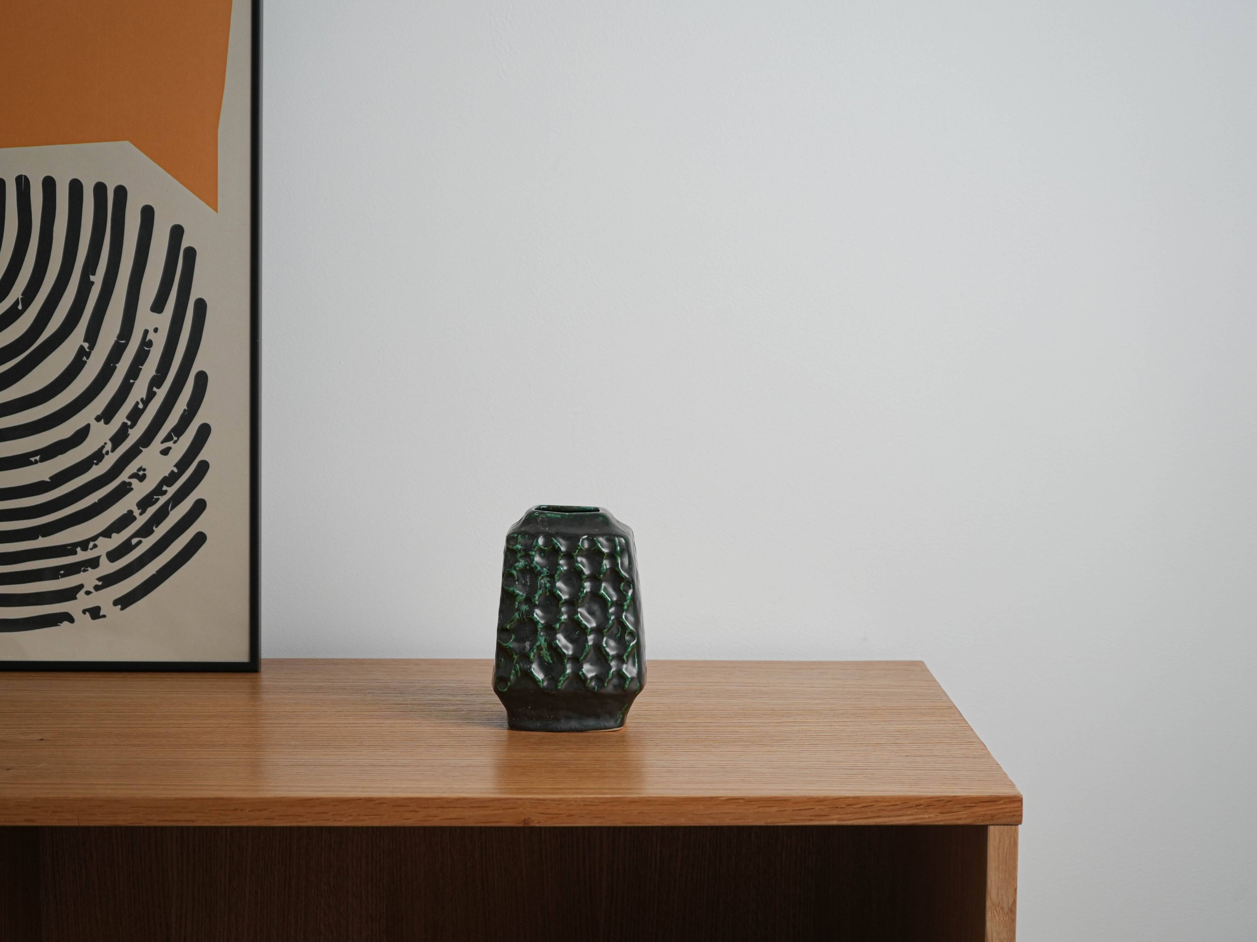 Ceramic vase, German design, 1970s, made in West Germany