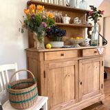 Sideboard old wooden dresser two bodies