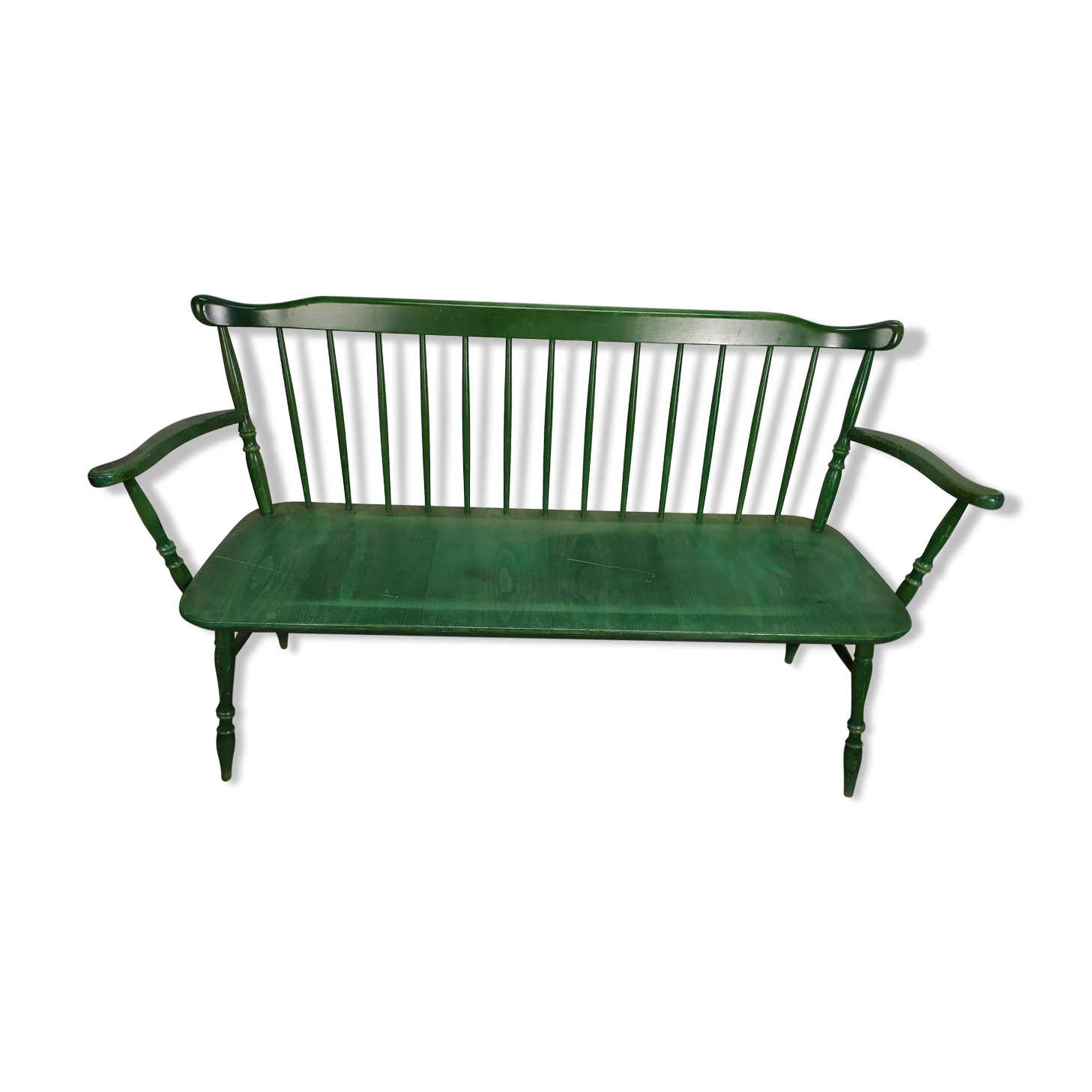 Former wooden bistro bench