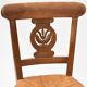 Series of 6 mulched chairs
