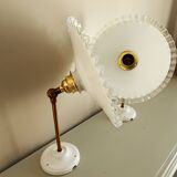 Pair of vintage opaline wall sconces