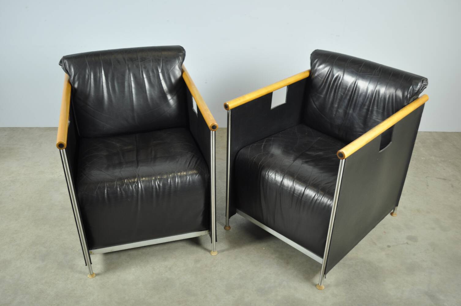 CASTELIJN / vintage easy chair “the box” / Mazairac & Boonzaaijer  / 1980s