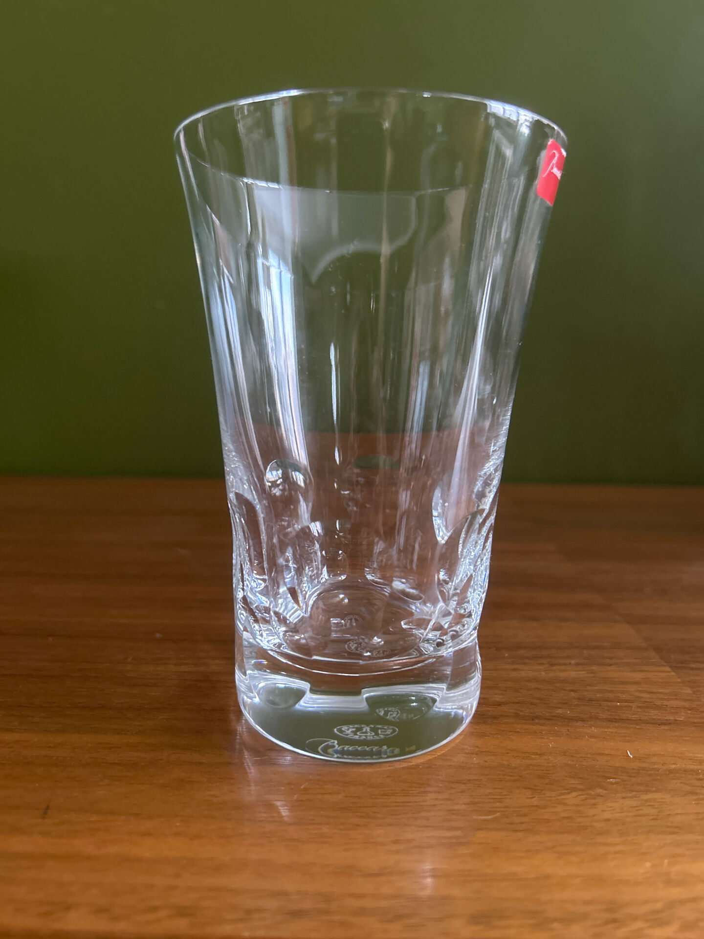 Baccarat crystal Beluga glass