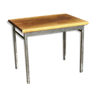 Wooden and meta coffee table