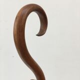 Wall door in curved wood Thonet