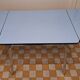 Table et chaises formica bleu