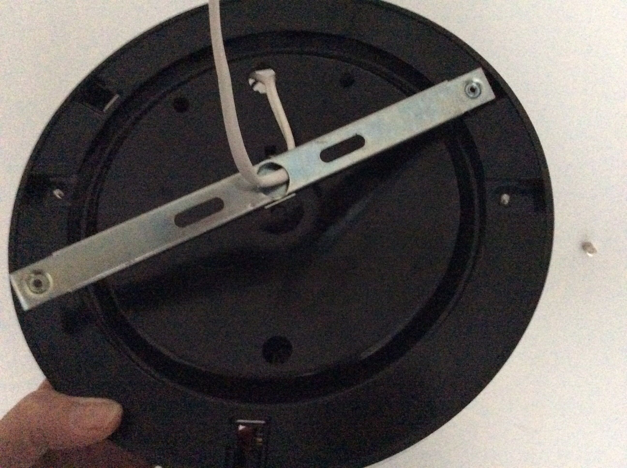 Vintage wall lamp from the 70s in molded glass