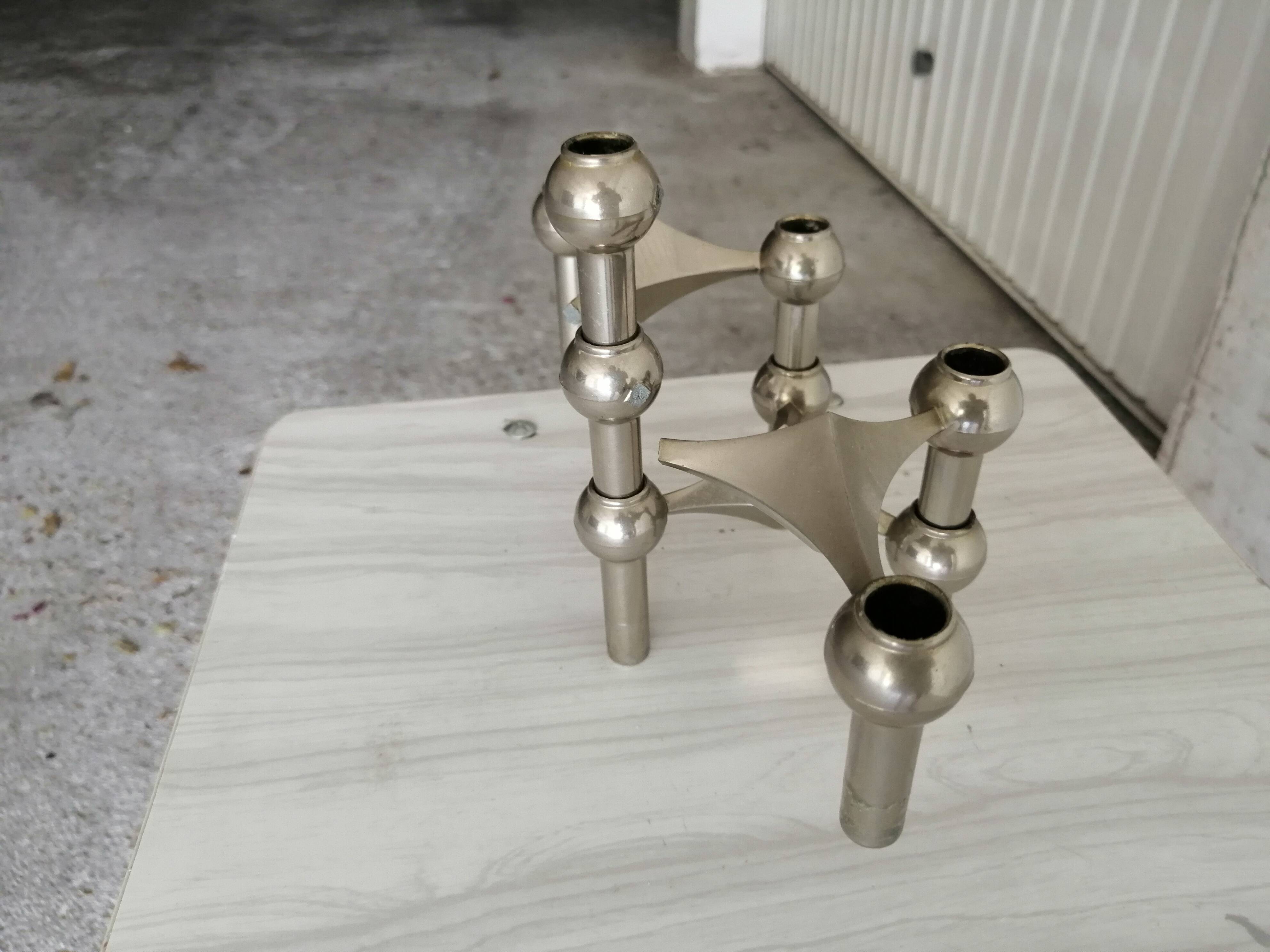Bougeoir scandinave modulable en acier