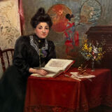 Interior scene, GP Masure, 1908