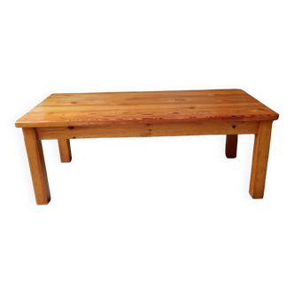 Solid pine coffee table from the 80s