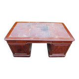 19th century Louis Philippe period mahogany pedestal desk