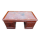 Bureau à caisson d'époque Louis Philippe en acajou du 19e siècle