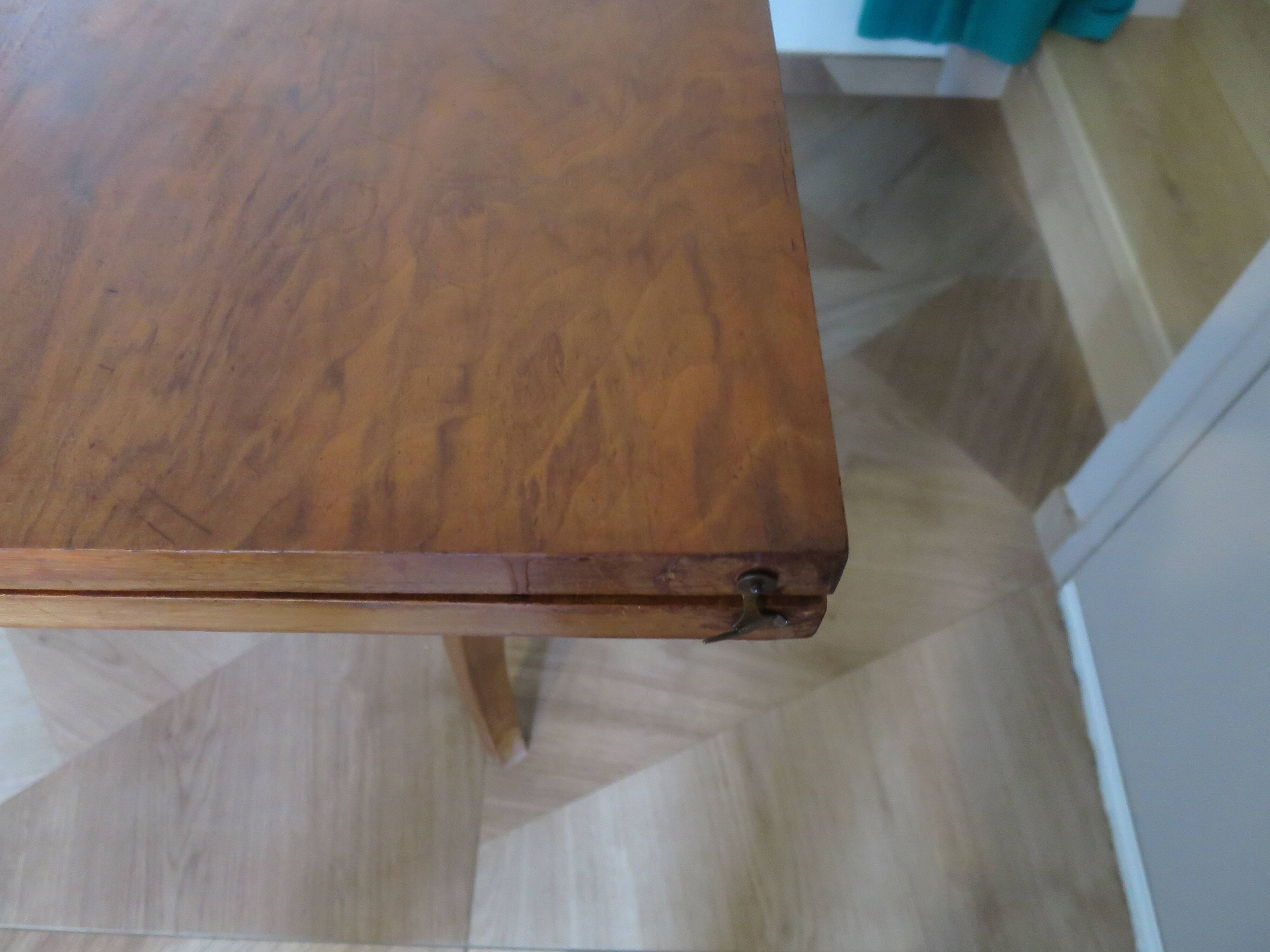 Table de salle à manger extensible, années 50-60