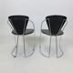 Paire de chaises vintage années 1980