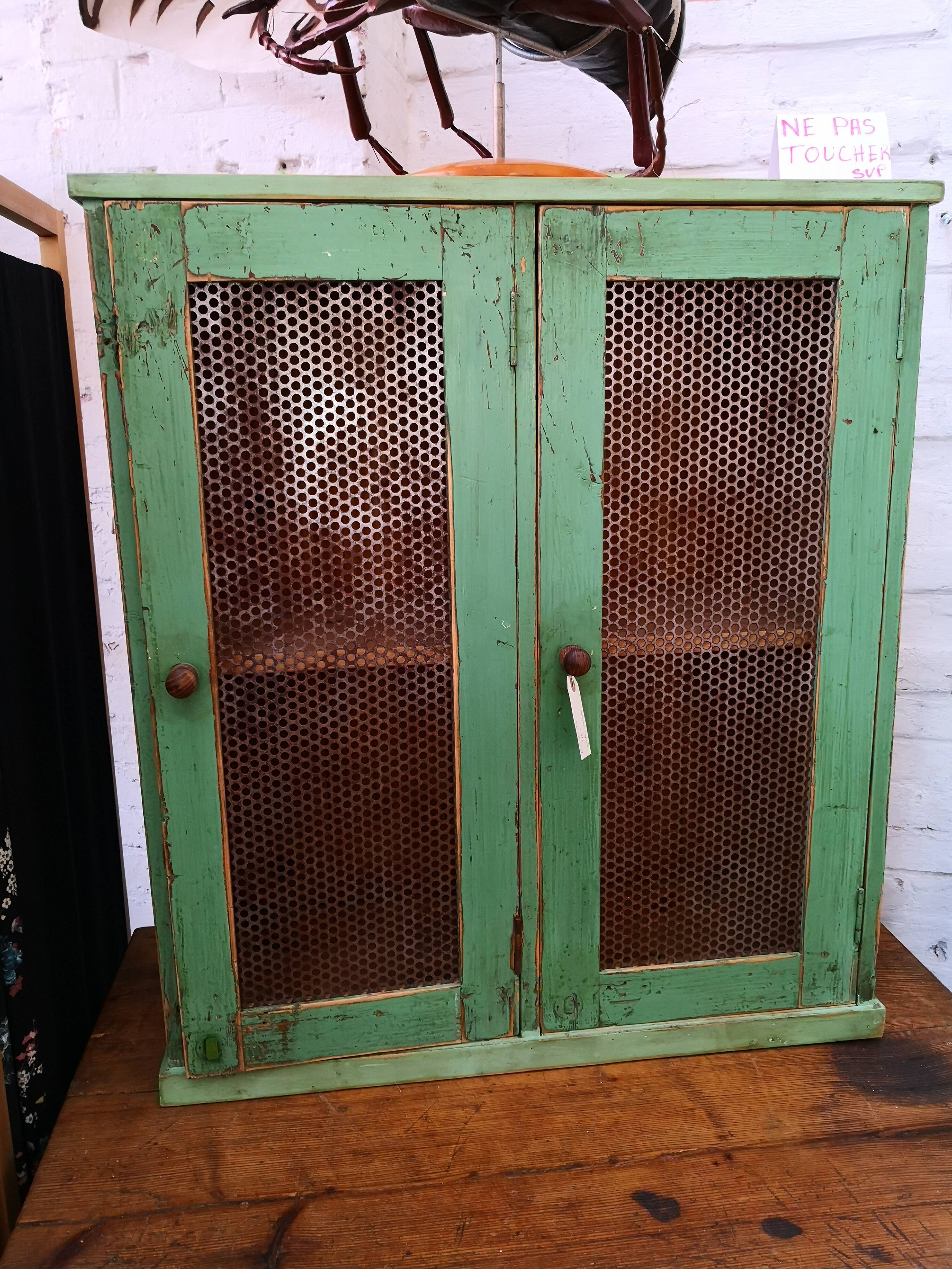Garde manger en bois années 60