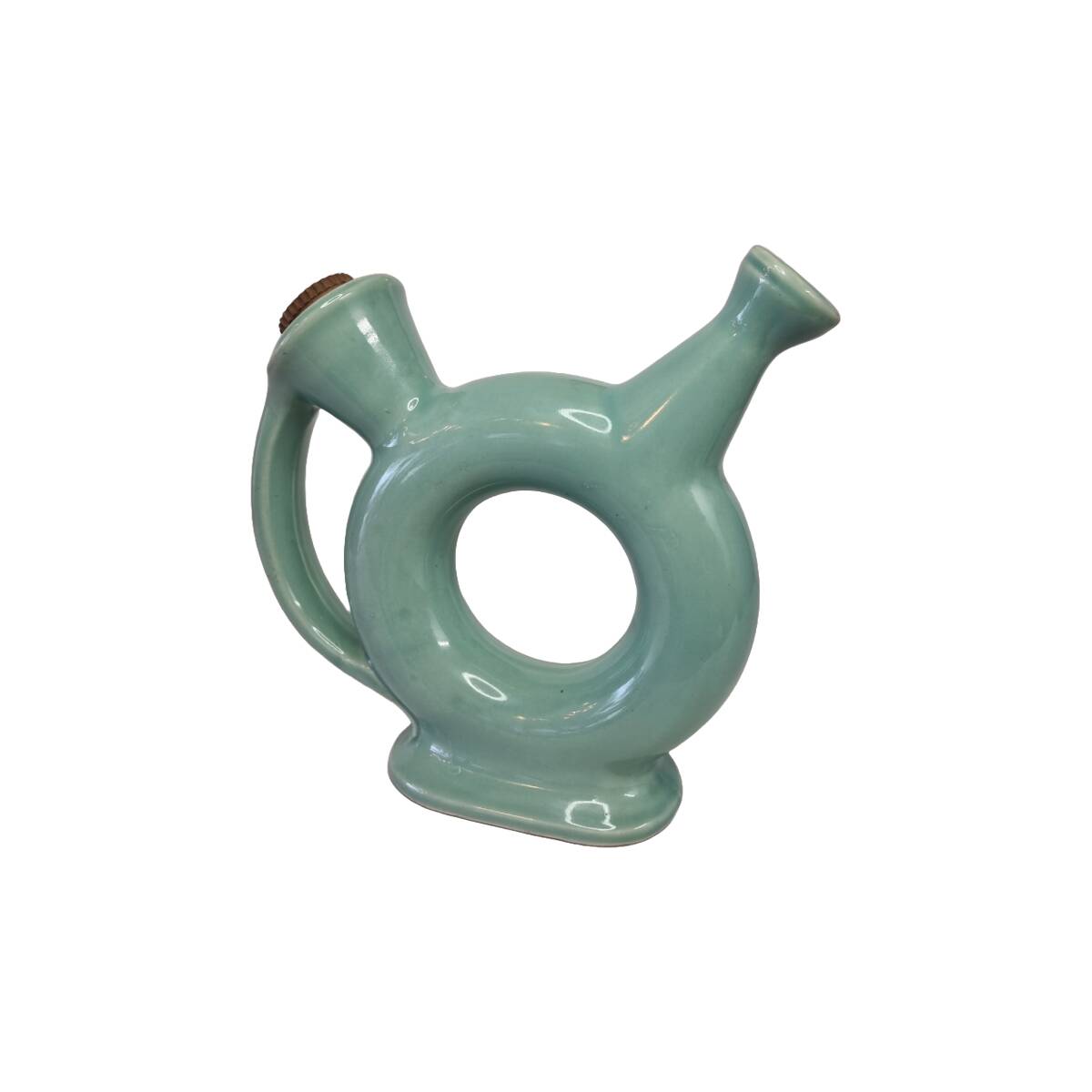 Carafe vintage en céramique française en forme de Donot, années 1970