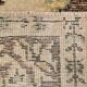 5x9 Cream & Brown Turkish Vintage Rug 162x260Cm SK 24779