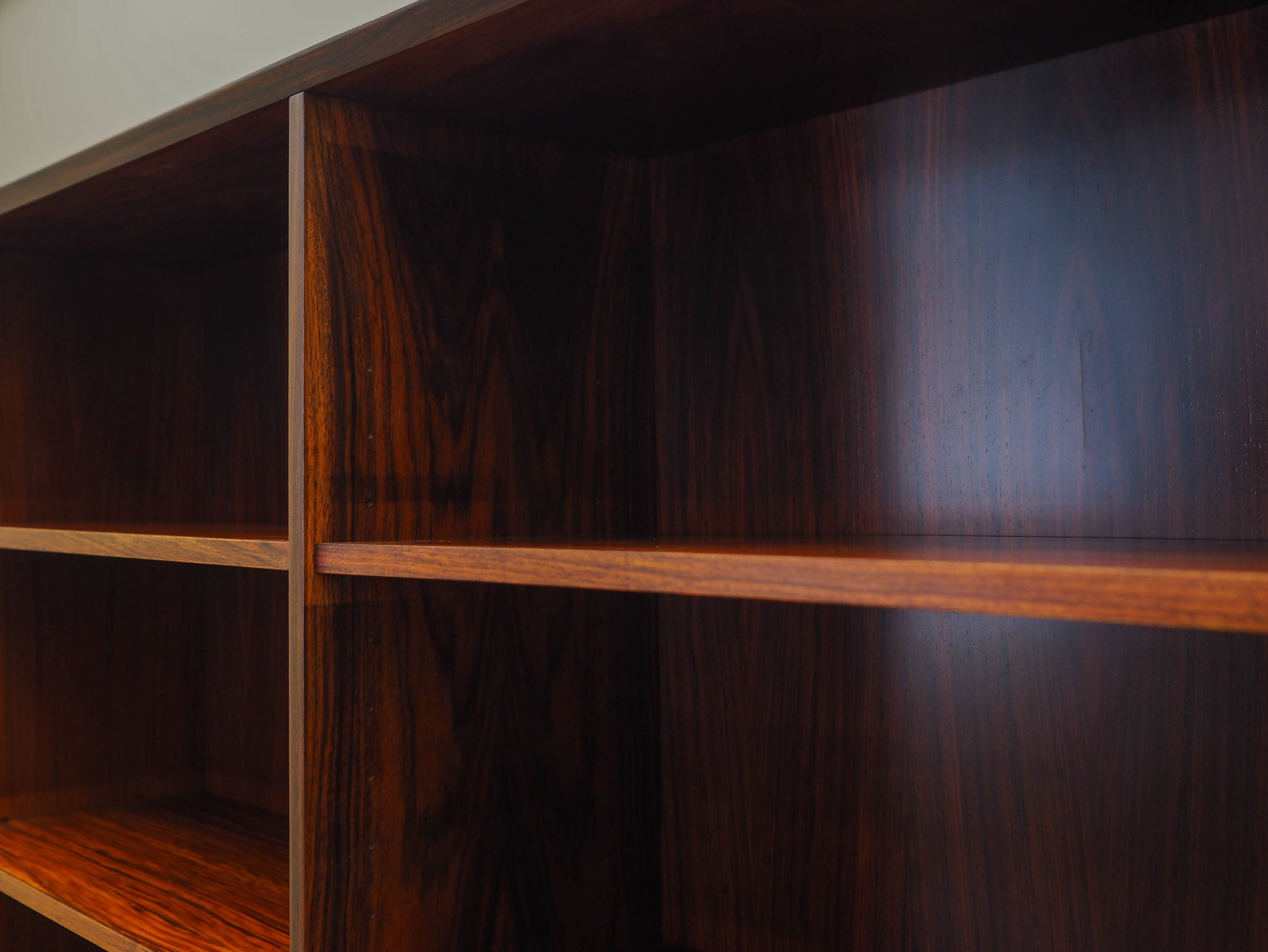 Rosewood bookcase, Danish design, 1970s, manufacturer: Hundevad