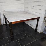 Marble dining table, 120cm × 120cm L×W
