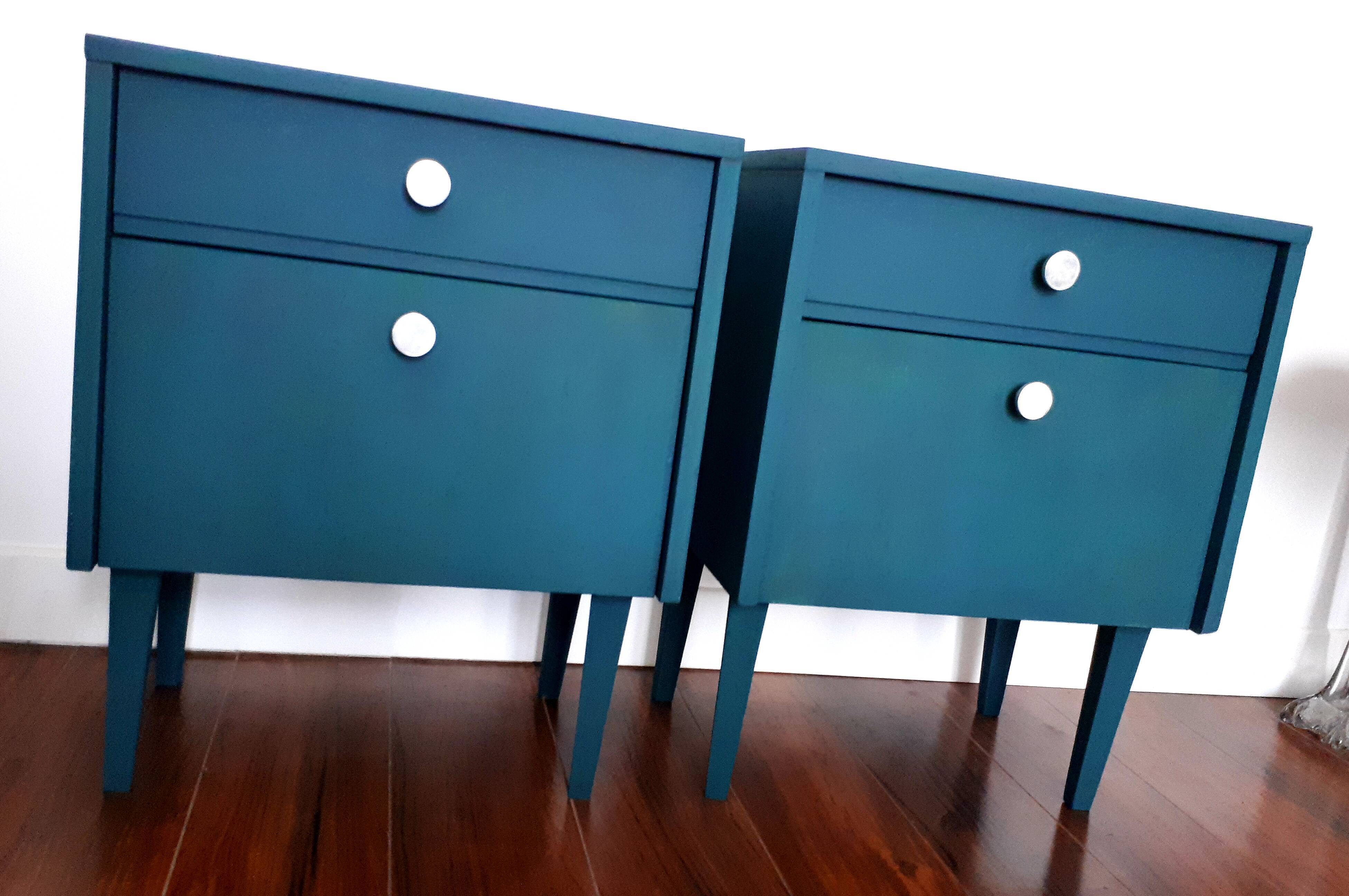 Vintage bedside tables set Sweden