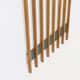 Large Wall Mounted Slatted Coat Rack 1960s