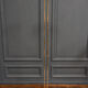 Halogen gilded metal floor lamp 1980 modernist