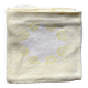 Serviettes de table vintage jaune et blanc
