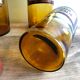Old pharmacy bottle "Borrago Officinalis" brown glass