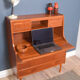 Restored Danish Teak 1960s Bureau Desk