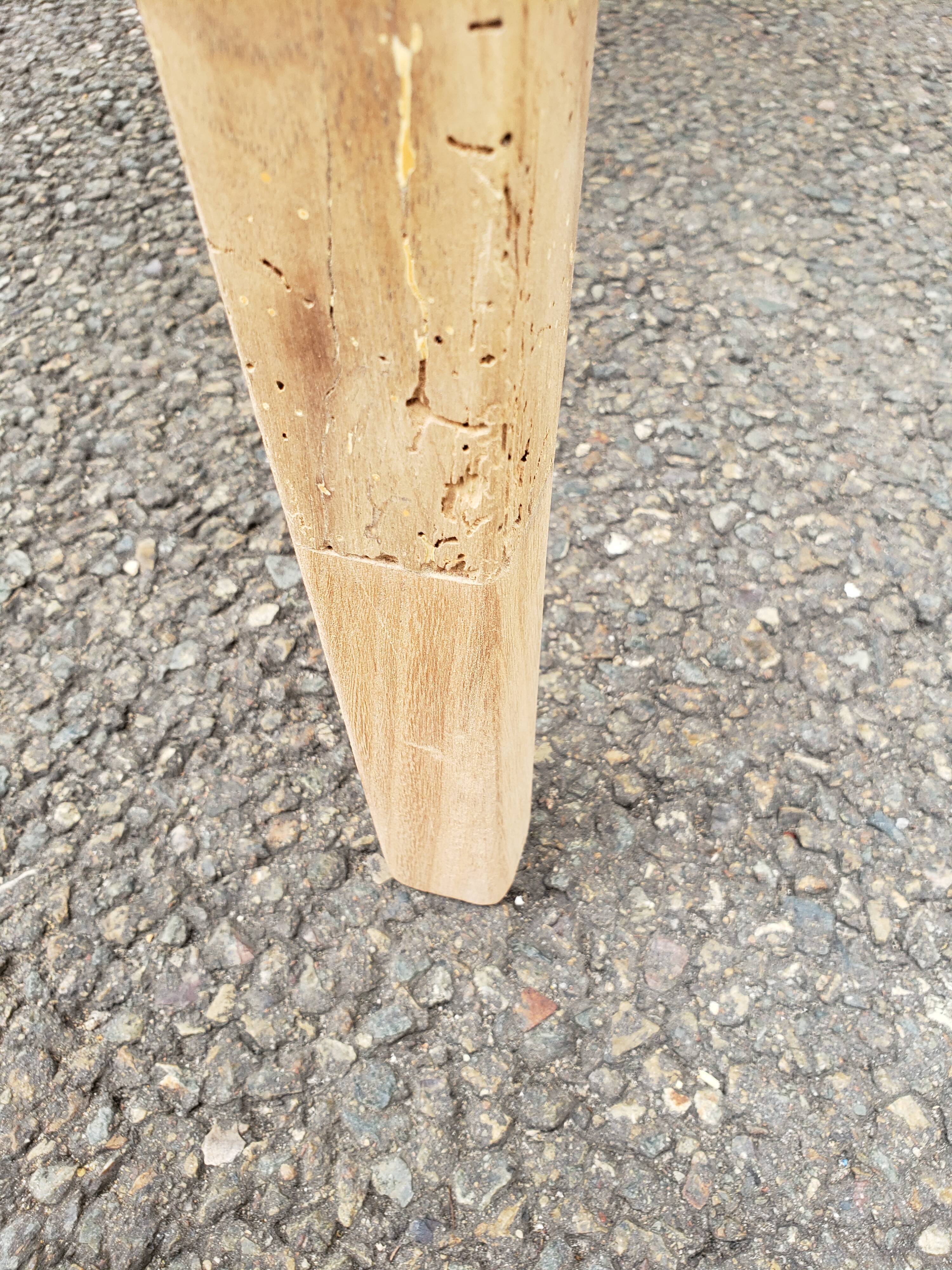 Farm table 2 poplar and chestnut drawers