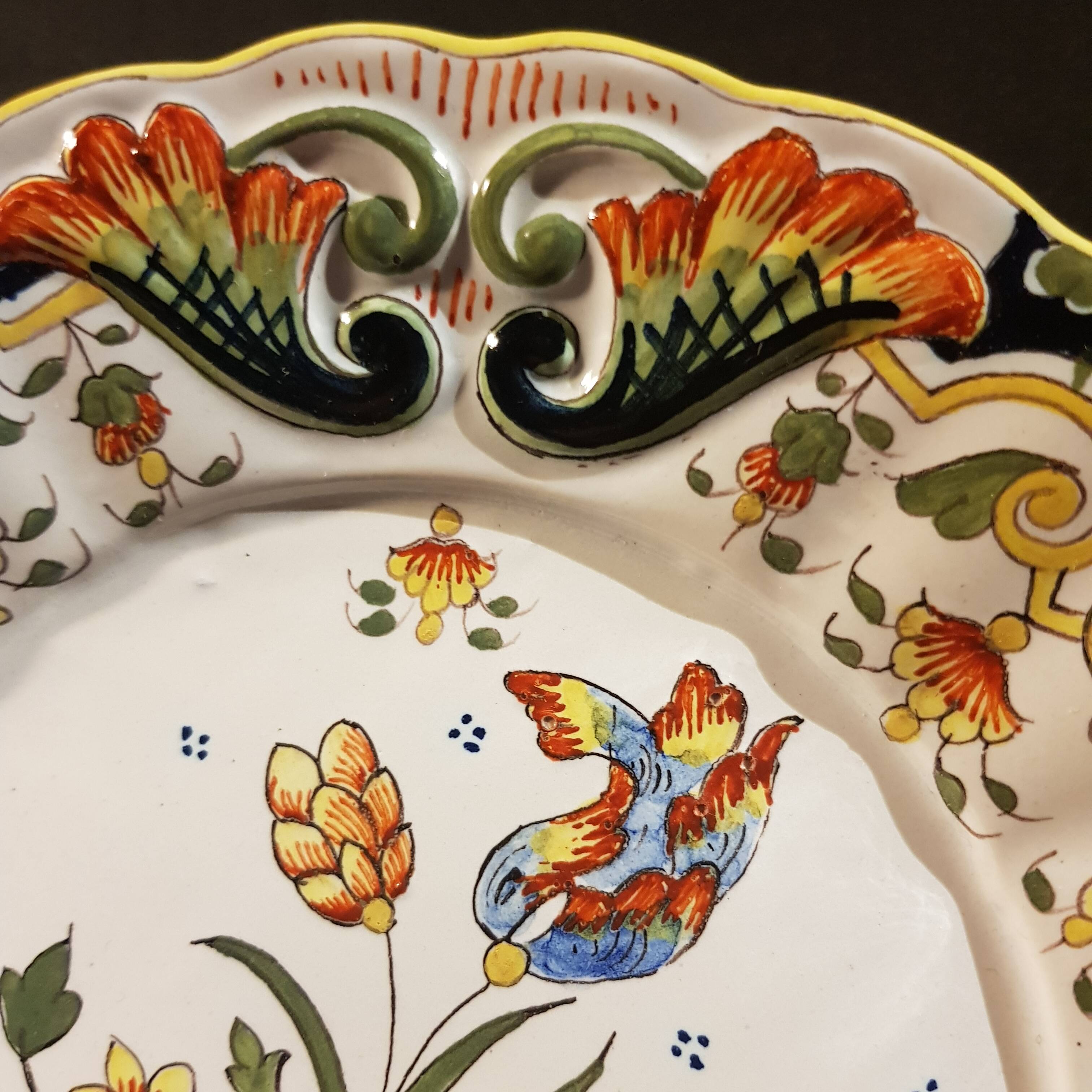 Small plate Old Rouen