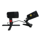 Clip-on lamp, Roger Tallon, Erco and table lamp