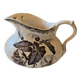 Vintage toilet jug in Terre de Fer "Volubilis" — Art Nouveau