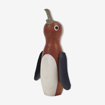 Kay Bojesen style wooden penguin bottle opener