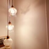 Pastel waterfall pendant light