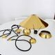 Adjustable Brass Keos Pendant Lamp with Counterweight by Florian Schulz