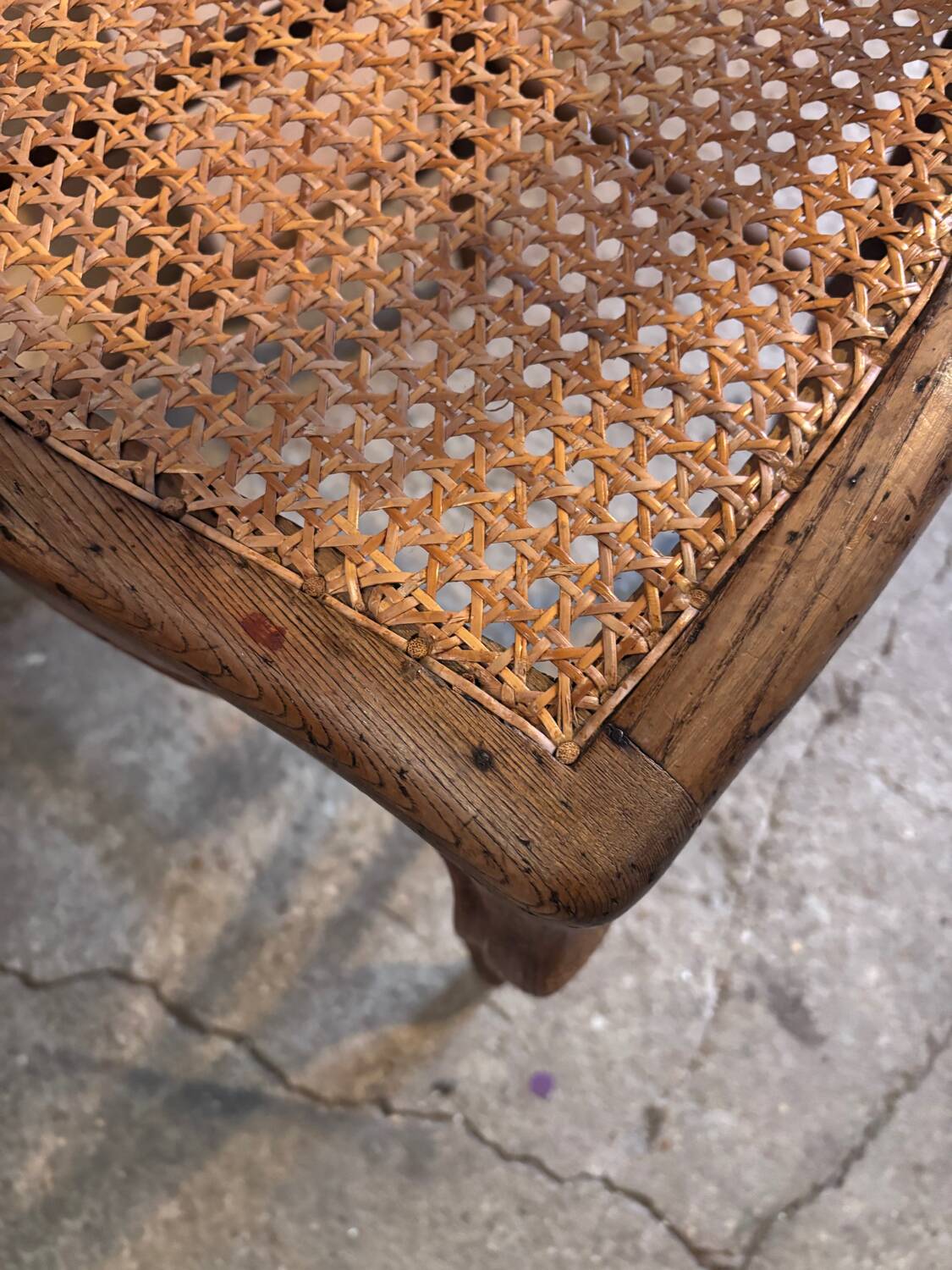 Napoleon III caned chair